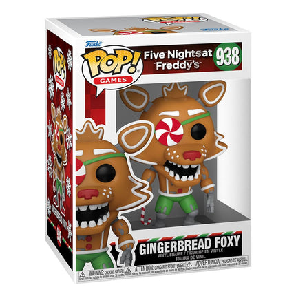 Gingerbread Foxy Five Nights at Freddy's POP! Games Vinyl Figure Holiday 9 cm - 938