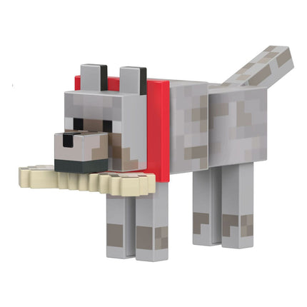 Wolf Minecraft Diamond Level Action Figure 14 cm